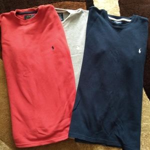 SOLD**  Men's Long Sleeve Polo Shirts